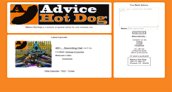 Desktop Screenshot of advicehotdog.com